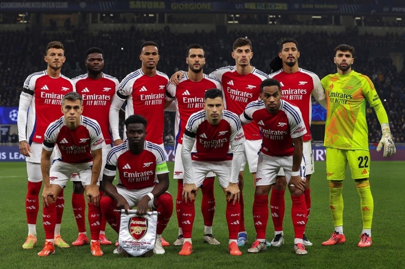 Arsenal team photo 2024